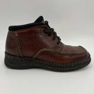 PREDICTIONS Leather Collection Dark Brown Chukka Boots Booties Size 8